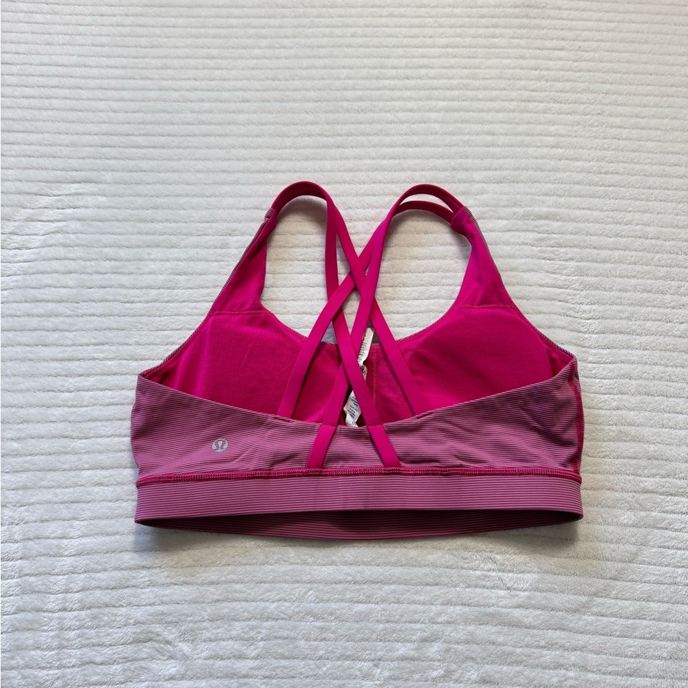 lululemon athletica Bright Fuchsia Crisscross Sports Bra